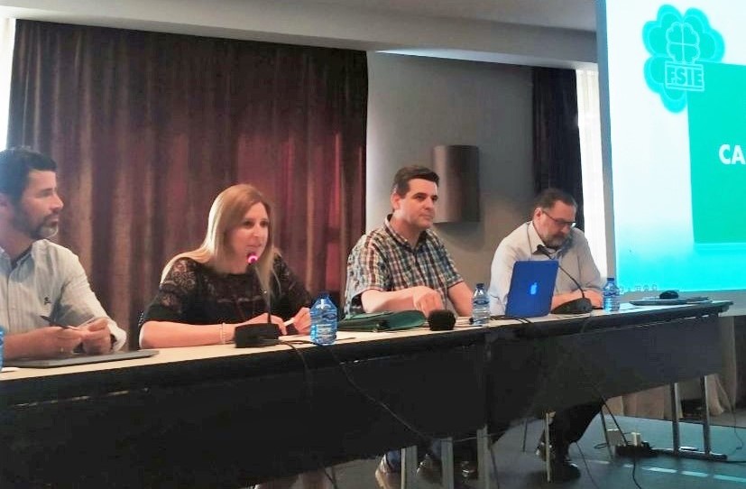 Secretaría General durante la jornada liberados FSIE junio 2022
